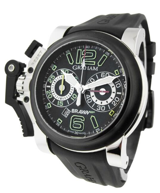 Graham Chronofighter Oversize G-BGP-001 Black 2BROV.B32A.K10N Replica Watch